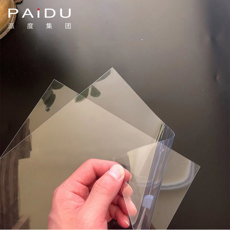 Paidu Group 0.1 0.2 0.3 mm Pvc Thin Plastic Sheet 0.5mm Rigid PVC Clear Sheet Roll