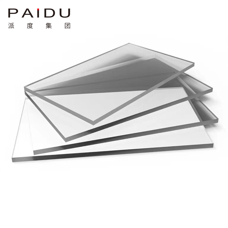 Paidu Group pmma pattern large transparent glitter 1220*2440mm uv acrylic sheet