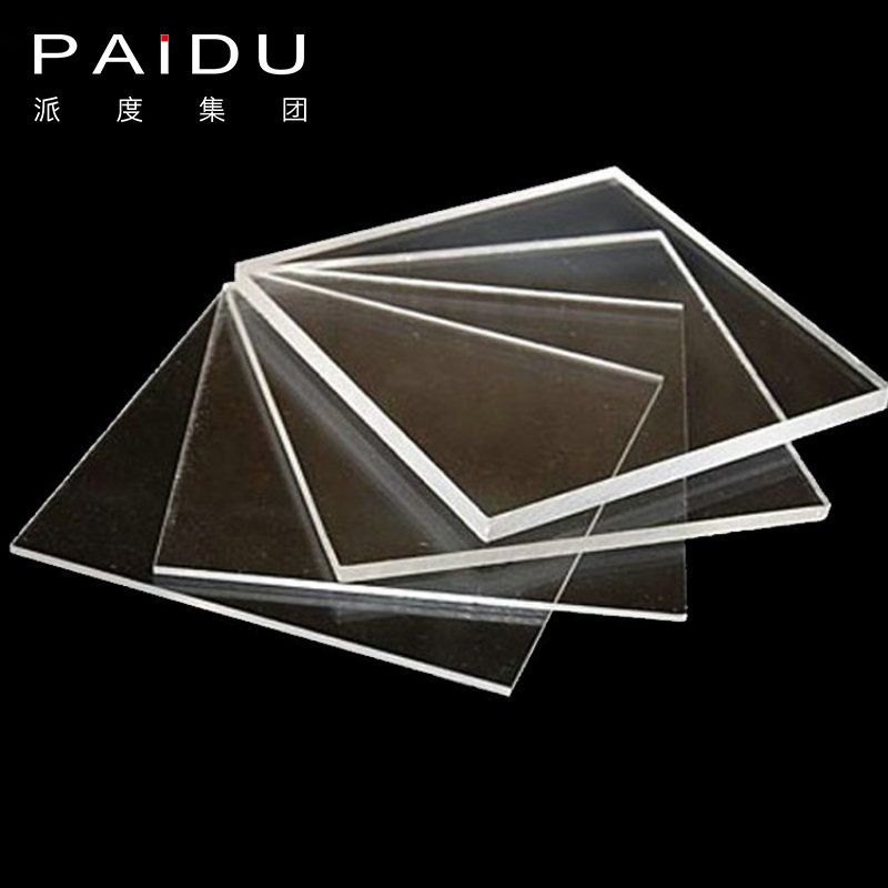 Paidu Group pmma pattern large transparent glitter 1220*2440mm uv acrylic sheet
