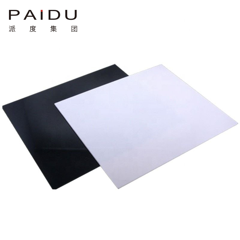 Paidu Group Factory customized black abs plastic sheet 0.8mm thick