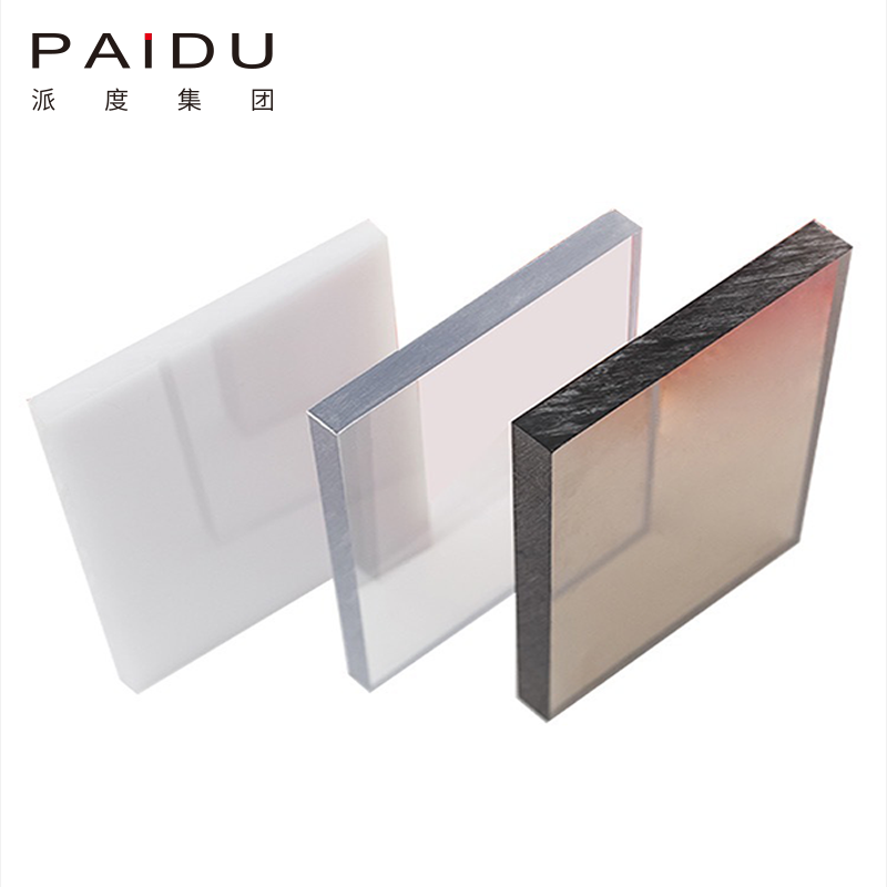 Paidu Group pmma pattern large transparent glitter 1220*2440mm uv acrylic sheet