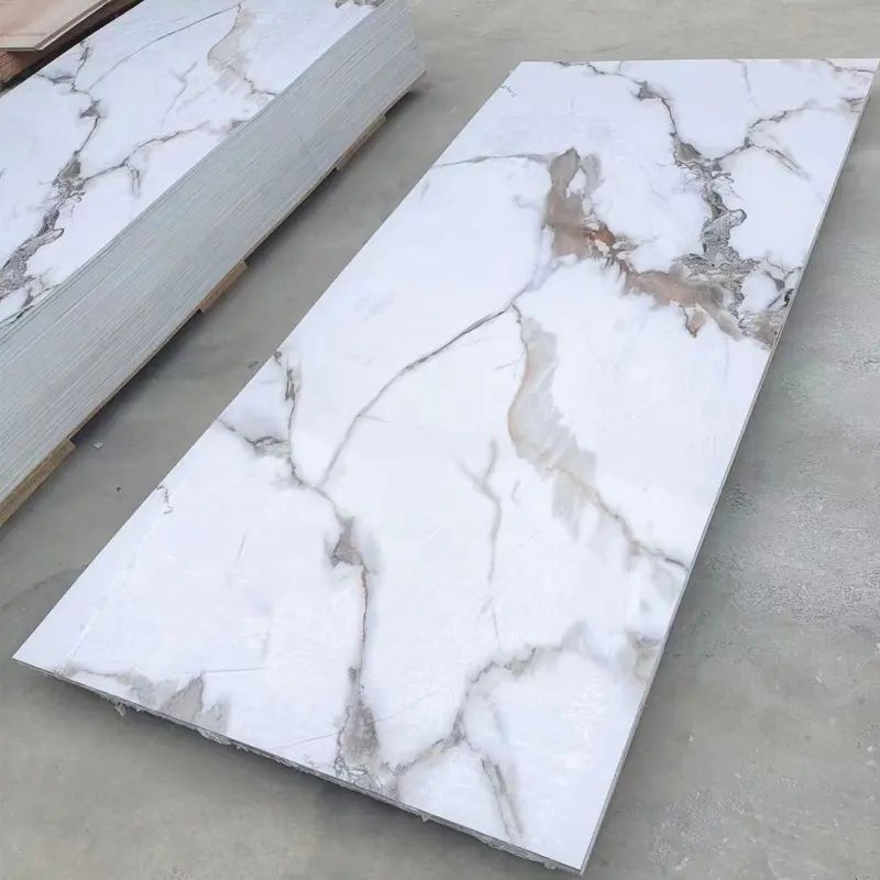 New 3mm UV Marble Acrylic Plastic Ceiling Translucent decorative 3D PVC Sheet Wall Covering Panel Board Manufacturer-Paidu Supplier