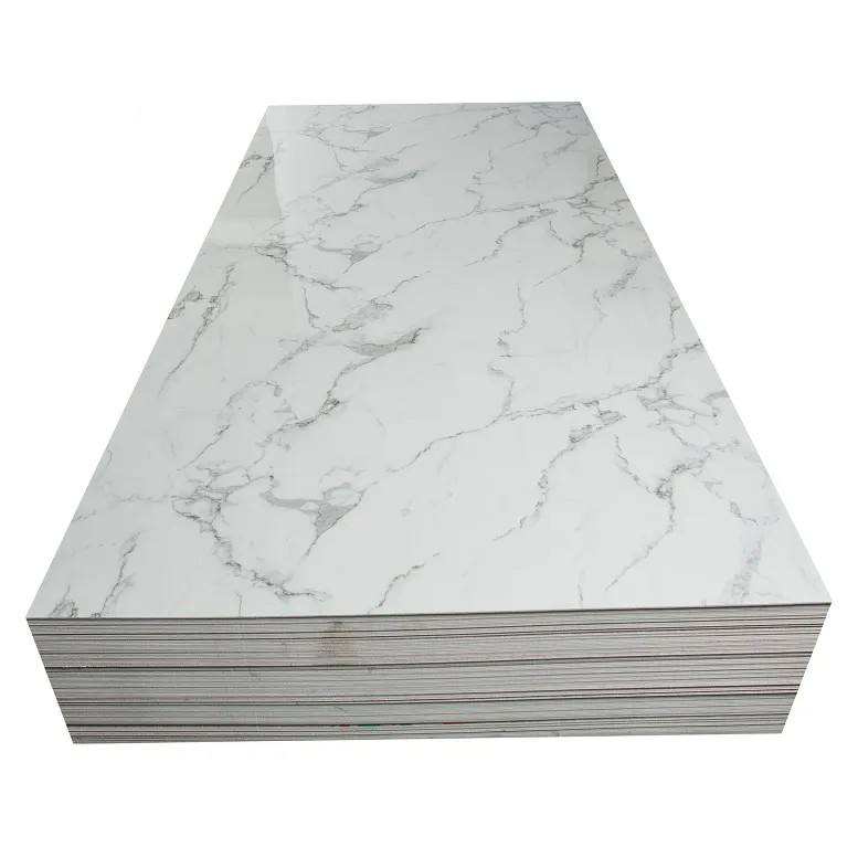 New 3mm UV Marble Acrylic Plastic Ceiling Translucent decorative 3D PVC Sheet Wall Covering Panel Board Manufacturer-Paidu Supplier