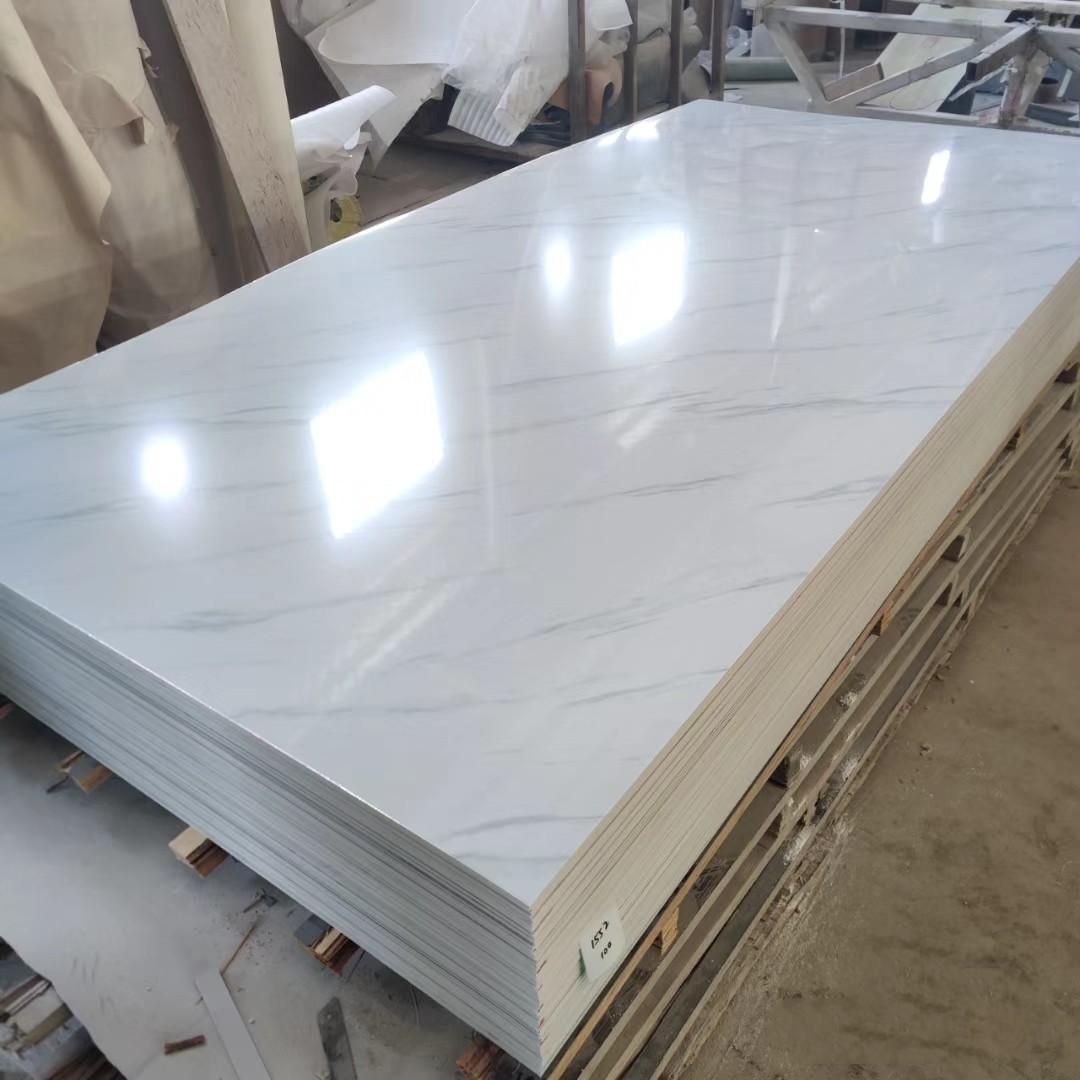 Excellent Quality 1220x2440mm Decorative Marble Plastic Sheet Uv Pvc Marble Sheet Manufacturer-Paidu Supplier