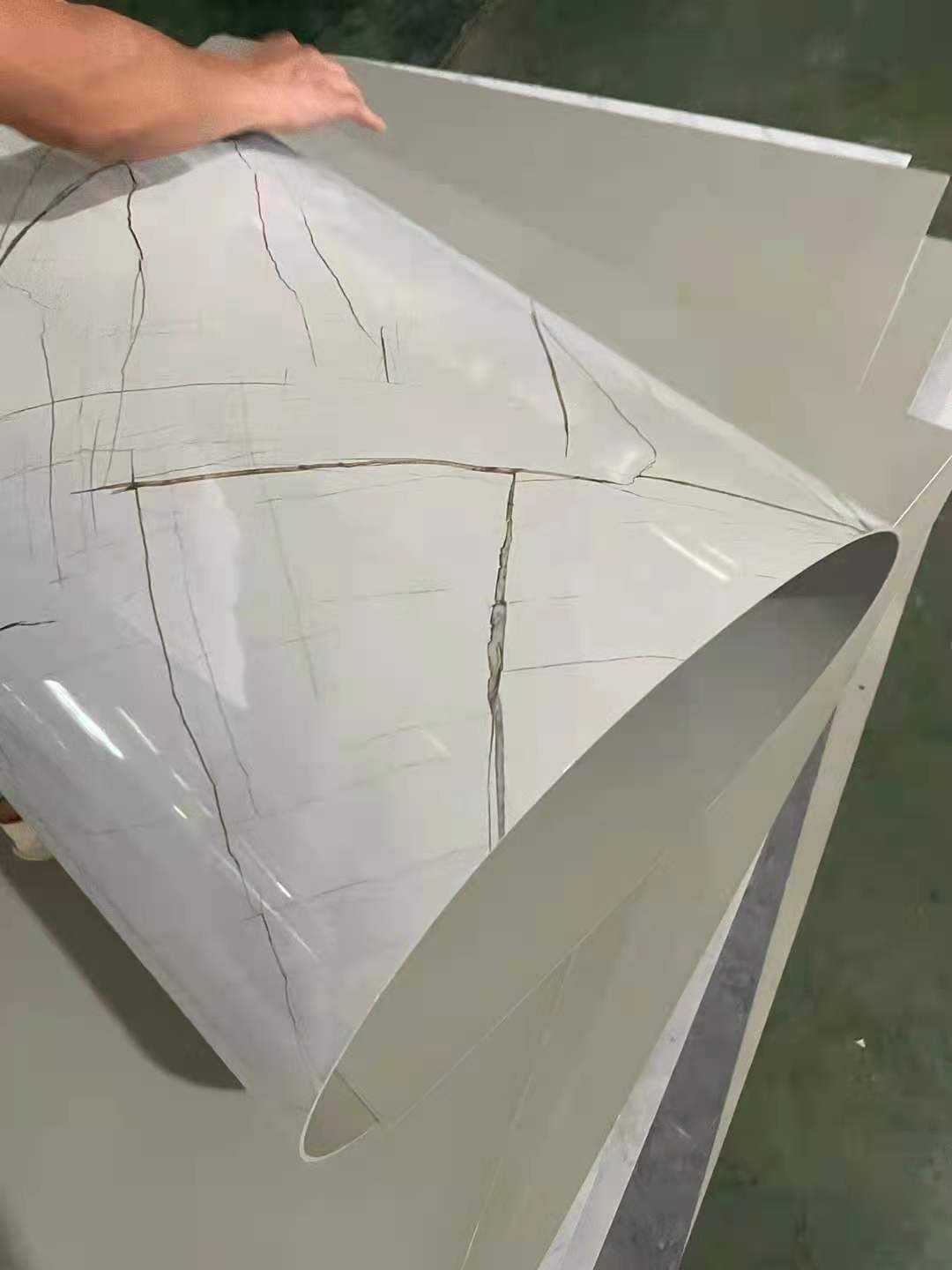Custom size decroative sheet PVC Marble Interior UV Board Paidu Supplier