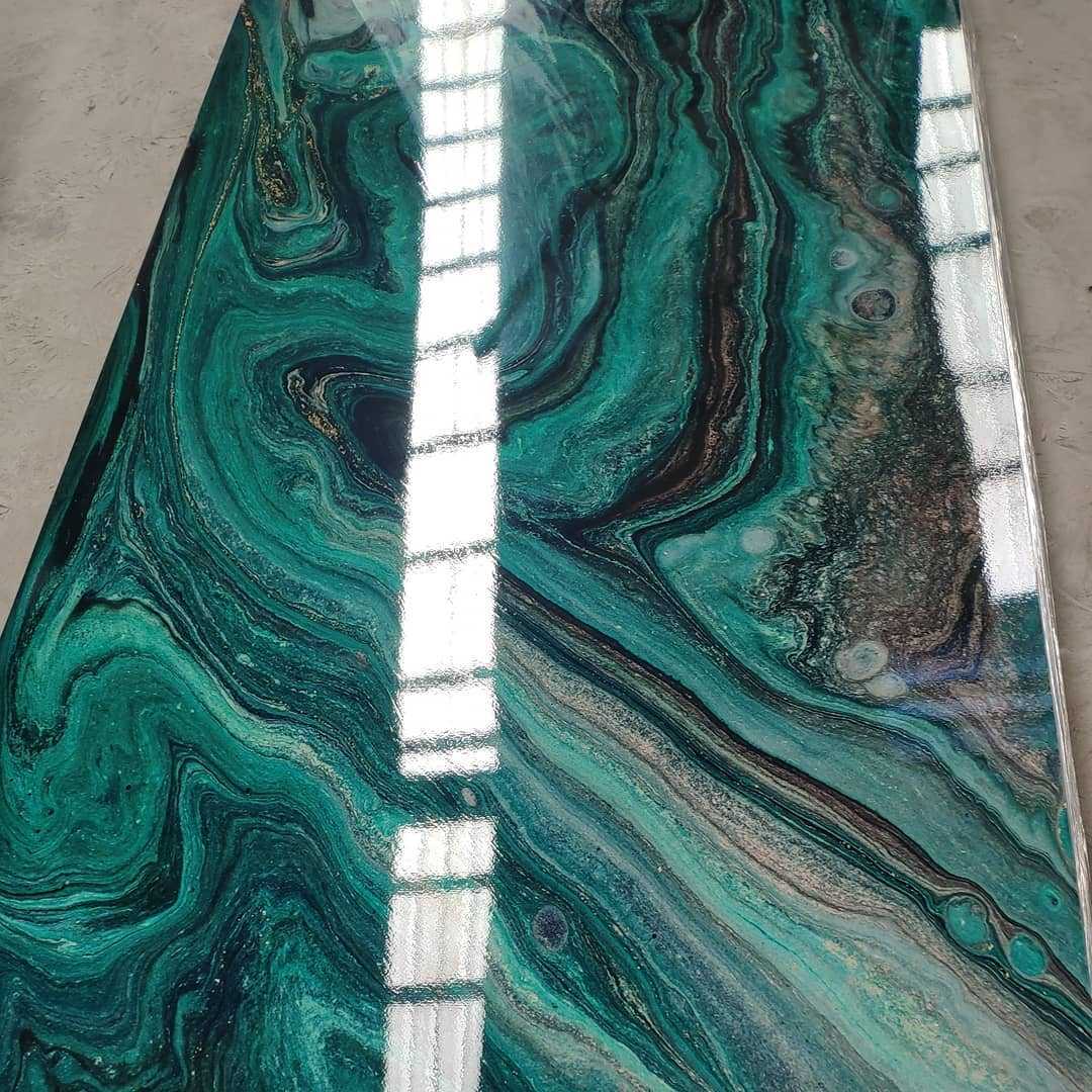Custom size decroative pvc plastic sheet PVC Marble Interior UV Board Paidu Supplier